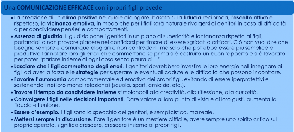 comunicare con i propri figli 2