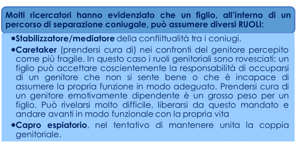 se i genitori si separano