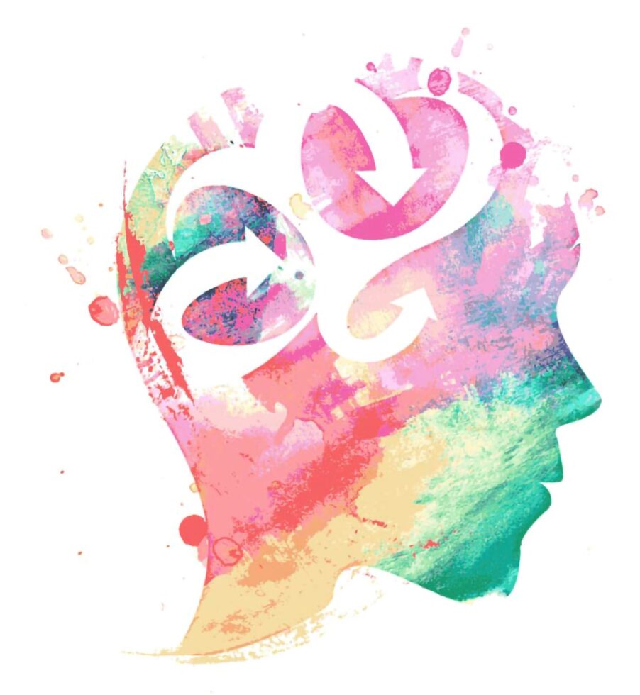 Symbol of Consultancy Brain Logo, isolated vector design